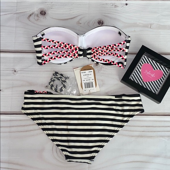 🌊Rusty Underwire Bandeau Bikini Top Set NWT - Picture 7 of 8